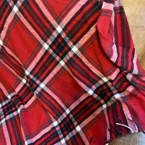 Tessilechiti Red Plaid Blanket - Picture 7 of 9
